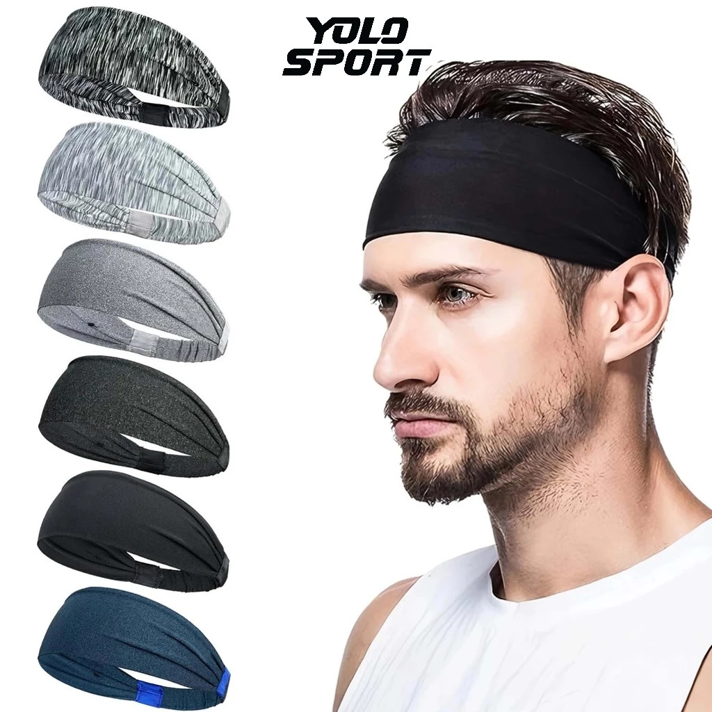Băng Đô Thể Thao Vải Thun Cotton Xược Mềm Co Giãn Thấm Hút Mồ Hôi Cho Nam Và Nữ Tập Gym Yoga Chạy Bộ Thoải Mái Vận Động