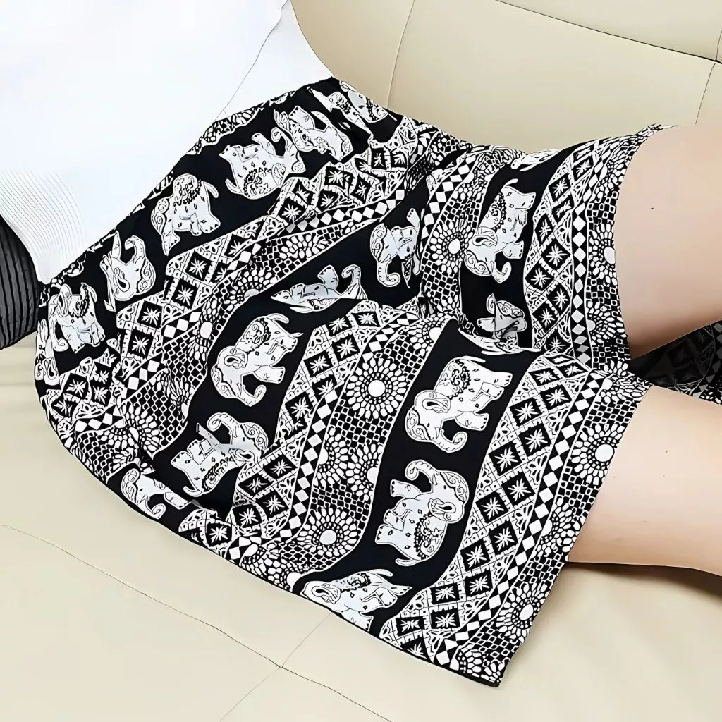 Quần Đùi Thổ Cẩm, vải lanh mềm mịn, quần short nữ đi biển(Size 40-58kg)