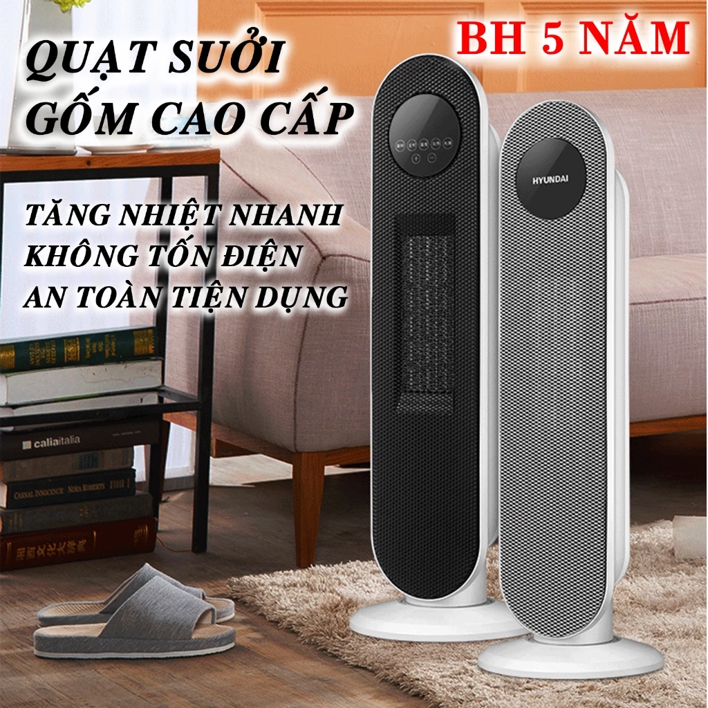 Máy Sưởi Gốm Tăng Nhiệt Nhanh Chính Hãng  - Quạt Sưởi Ấm Hàn Quốc An toàn Và Tiện Dụng