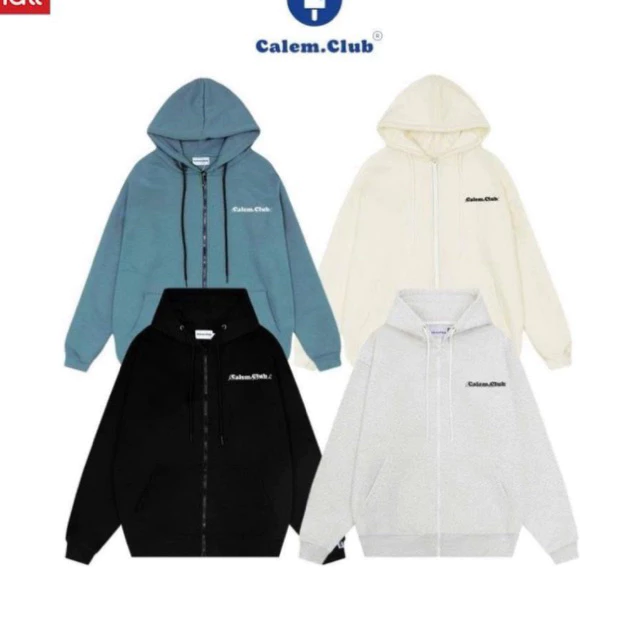 Taiduc Store - Áo khoác Hoodie zip IN CHỮ basic nhiều màu dày dặn form rộng unisex áo khoác thu đông