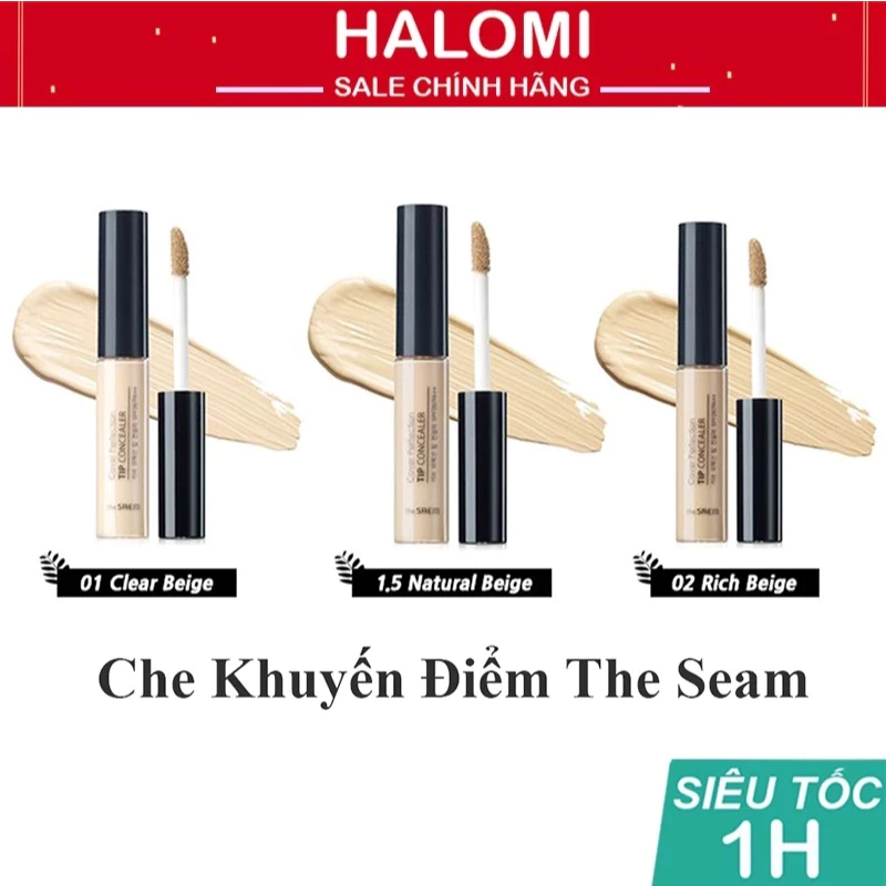 Kem che khuyết điểm The Seam Cover Perfection Tip Concealer (6.5g)