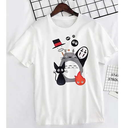 Áo phông Hoạt hình tô tô vô diện Unisex