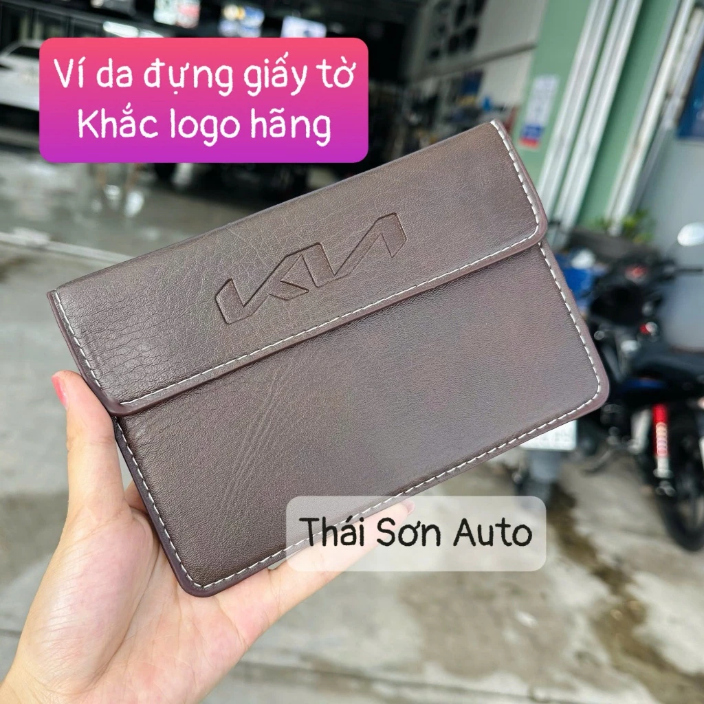 Ví da để giấy tờ xe ô tô, đăng ký, đăng kiểm xe