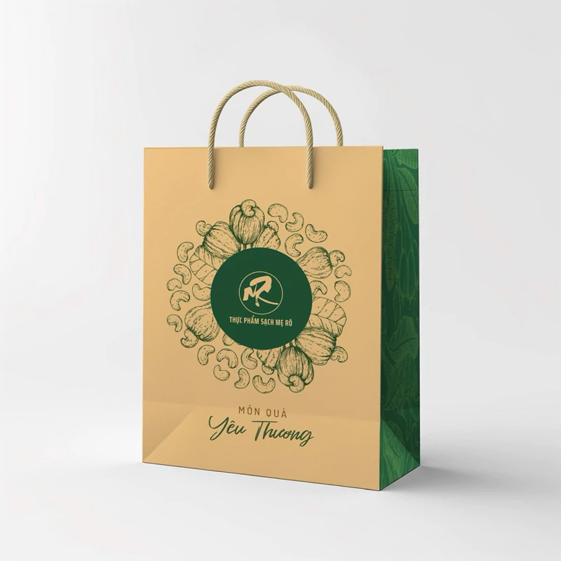 Túi Giấy Đựng 1kg(đựng 1kg sản phẩm có hộp giấy)