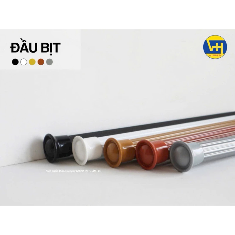 Đầu Bịt Thanh Treo Rèm, Đầu Chụp Kết Thúc Treo Rèm Cửa (1 cặp)