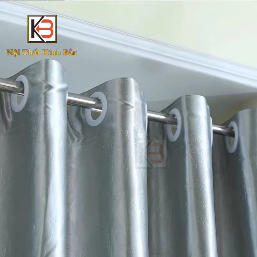 Rèm Cửa Màu Ghi Sáng,Màu Nâu- Một Tấm Rèm Cửa KB01 trang trí rèm cửa phòng khách,Rèm cửa sổ