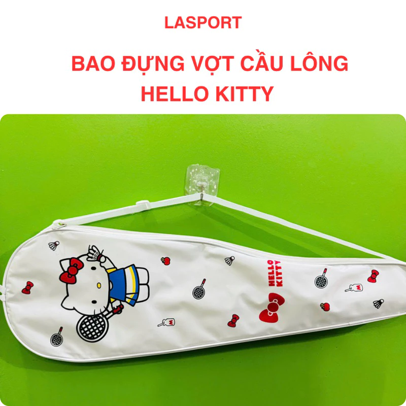 Bao túi đựng vợt cầu lông Hello Kitty giá rẻ bền đẹp(không kèm vợt)