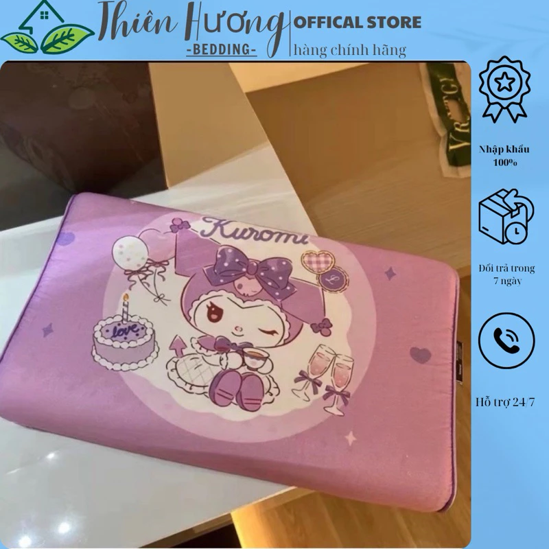 Gối cao su non trẻ em Disney từ 2-10 tuổi , Gối Trẻ em vải cotton mát _ Thiên Hương