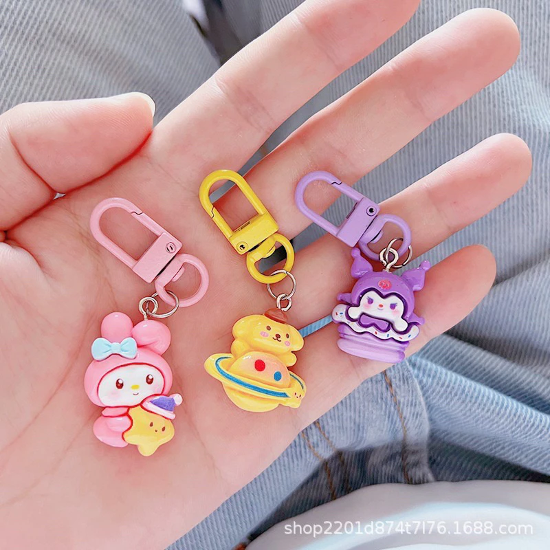 Túi mù móc khóa hình dáng ngộ nghĩnh, túi kẹo bóc quà bí mật mẫu hoạt hình, blind bag kẹo bóc quà test nhân phẩm