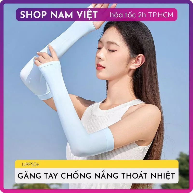Găng Tay Chống Nắng Hở Ngón Thoát Nhiệt UPF50