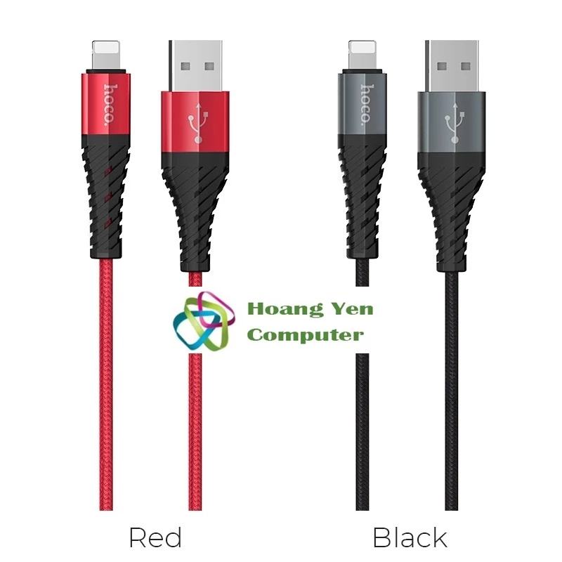 Cáp Sạc Hoco X38 Cho IP tablet Dây Dù Chông Đứt Dài 1M - BH 3 tháng 1 đổi 1 (MÀU SẮC NGẪU NHIÊN) - Hoàng Yến Computer