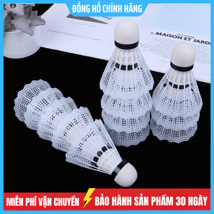 Quả Cầu Lông Bằng Nhựa nylon Bền Màu Trắng Mới