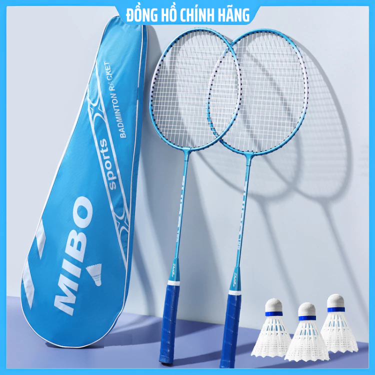 Set 2 Vợt Cầu Lông Chính Hãng Kèm Túi Chất Lượng Cao Tặng kèm 3 quả cầu Xịn