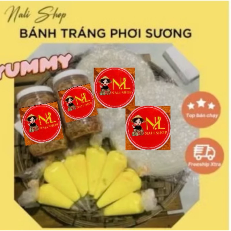 Combo bánh tráng phơi sương siêu nhiều bánh nali25031993