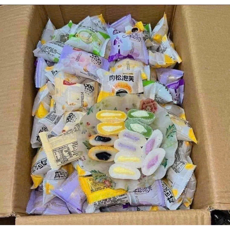 [Date Mới] Thùng 2’5kg Mochi Kem Lạnh Mix Vị Thơm Ngon