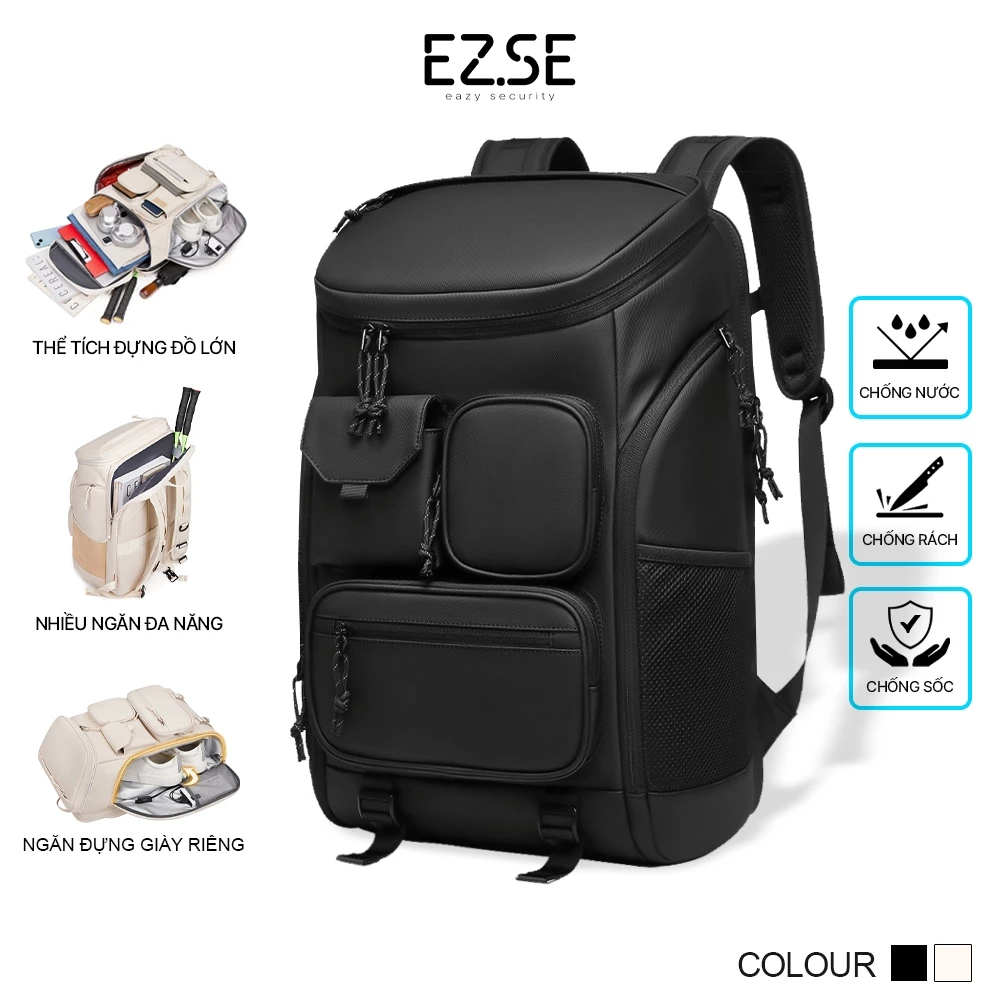 Balo du lịch nam nữ cao cấp EAZY BLA26 chống thấm nước kích thước lớn , Balo đựng laptop chống sốc , Balo đi học