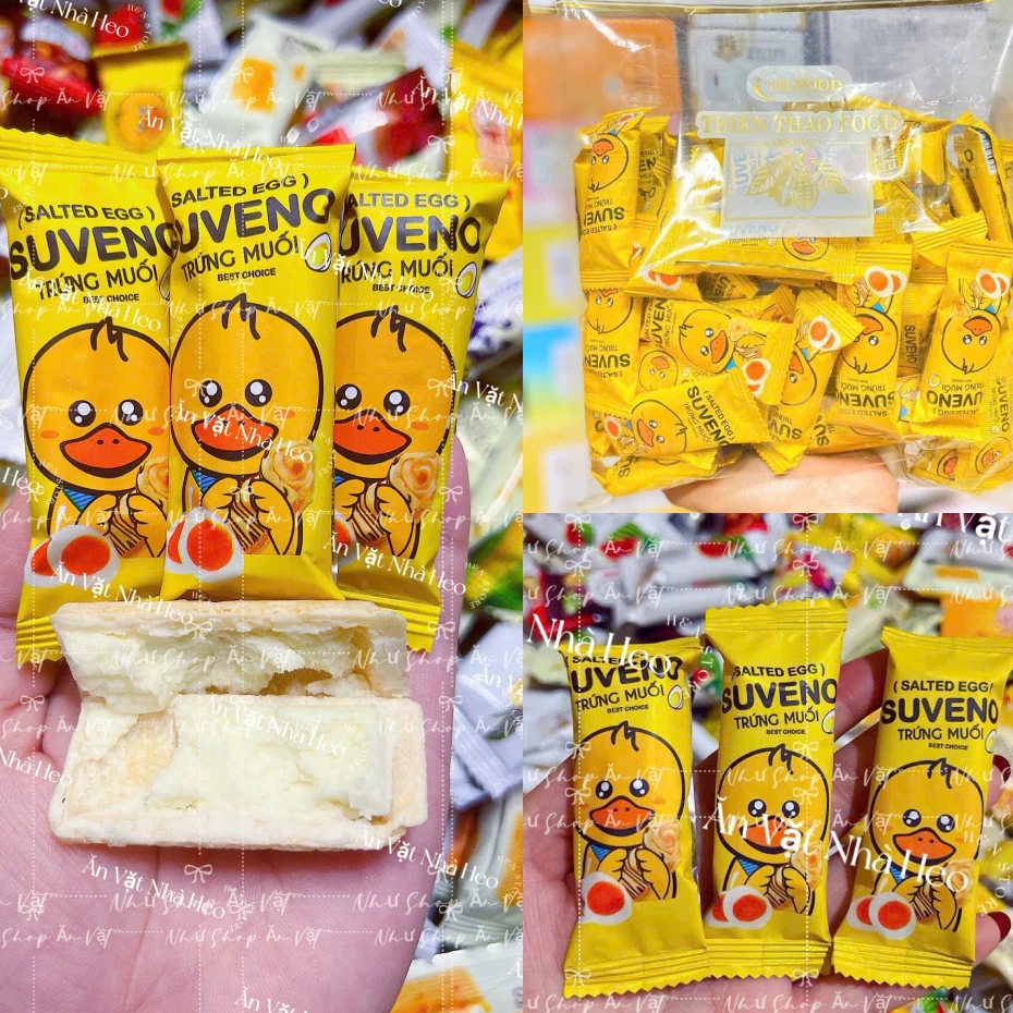 Bánh sữa chua giòn vị Trứng Muối gói 500gr