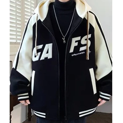 Áo Khoác Nỉ UNISEX Form Rộng Thiết Kế Kiểu Dáng BOMBER Chữ Thêu GAFS Cực HOT Mẫu Mới