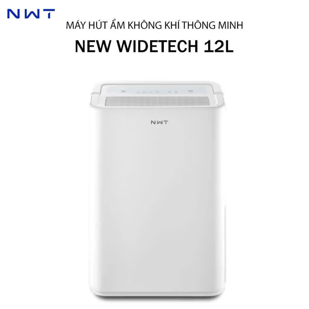 Máy Hút Ẩm Thông Minh New Widetech WDH312ENW1, Dung Tích 12L, Hẹn Giờ Đến 12 Tiếng