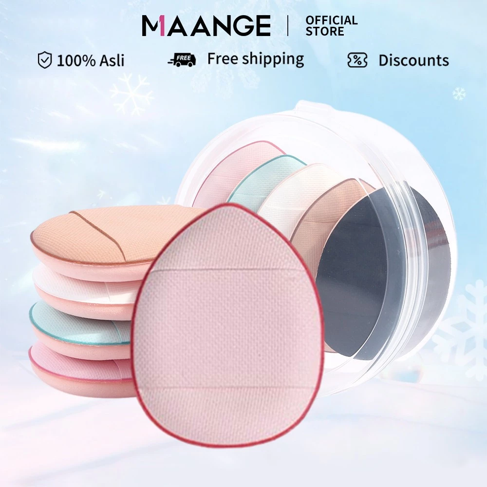 MAANGE Mút Trang Điểm ngón tay mini thuận tiện cho việc che khuyết điểm trên khuôn mặt, có thể dùng ướt hoặc khô 51561