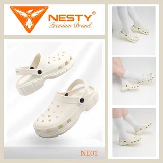 [TẶNG STICKER NGẪU NHIÊN] Dép Sục Nam Nữ NESTY Kiểu Dáng Basic Sục Đế Cao Mềm Chống Trượt NE01