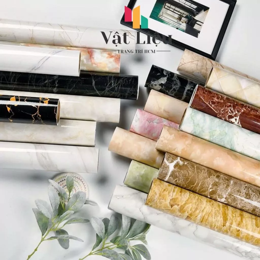 Decal dán bếp chống dầu mỡ 3Mét x 60cm VÂN ĐÁ TRÁNG NHÔM chịu nhiệt, chống nước, dán bàn , nhà tắm