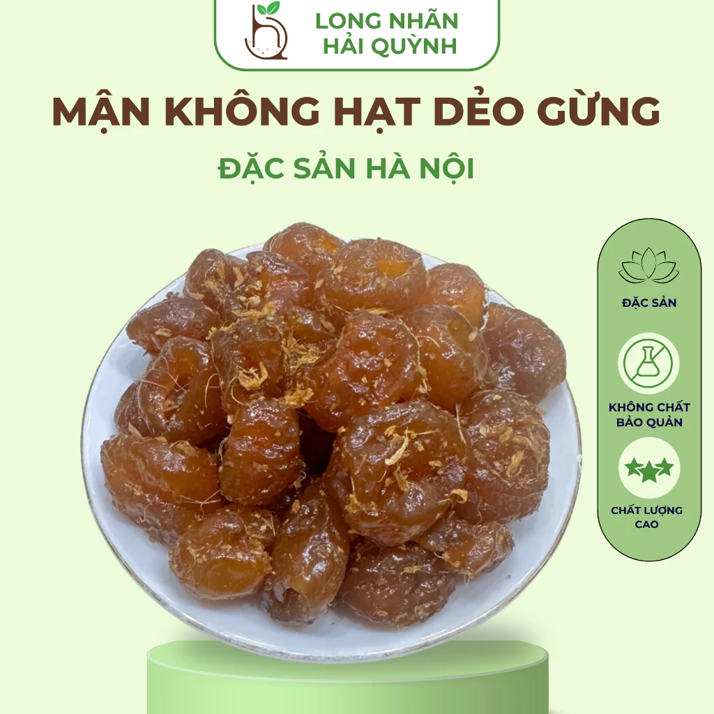 Ô Mai Mận Không Hạt Dẻo Gừng Chua Ngọt Hấp Dẫn, Xí Muội Mận