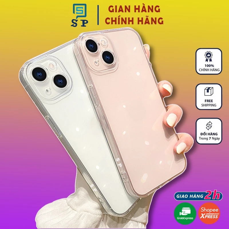 Ốp lưng iphone 15 Promax, 12, 13 Promax, 13, 14Promax, 11, 12 Promax S P trong suốt chống sốc