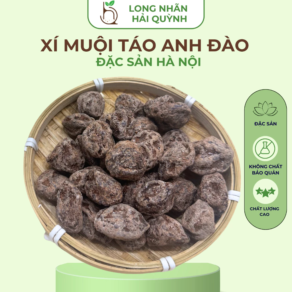 Xí Muội Táo Anh Đào Chua Mặn Ngọt Hấp Dẫn, Ô Mai Táo Anh Đào