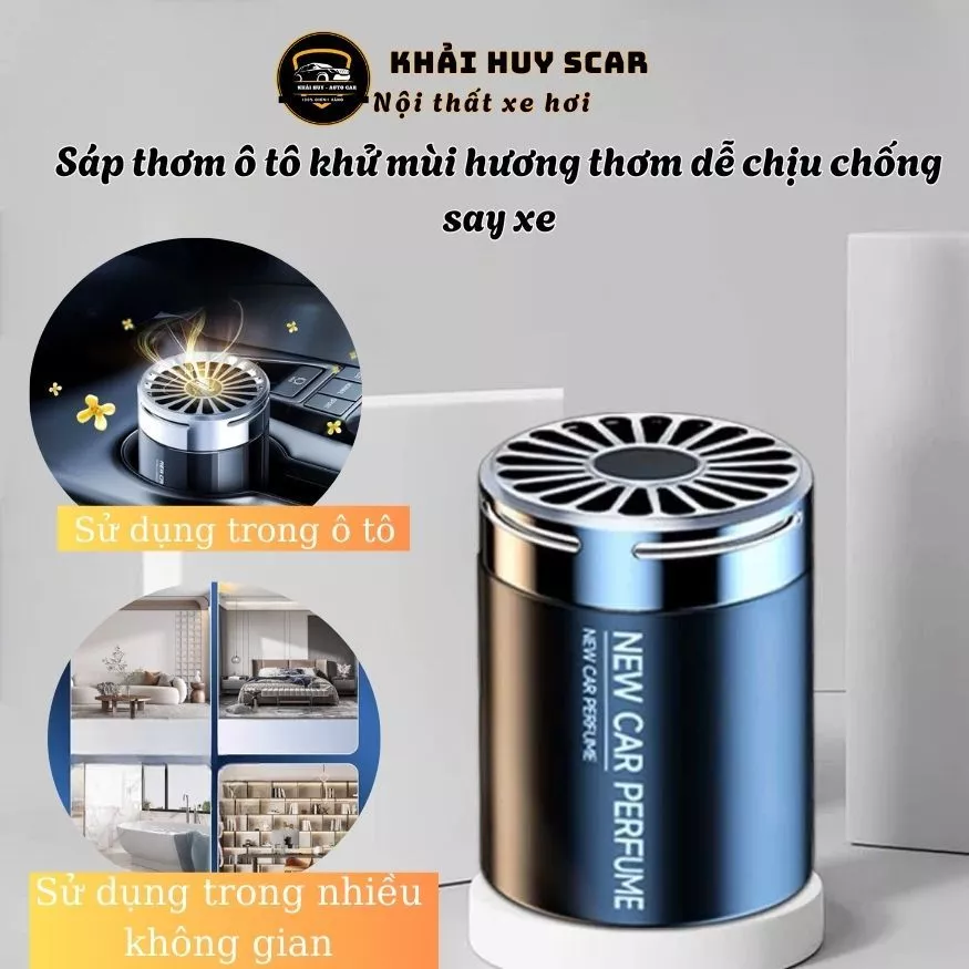 Sáp Thơm Ô Tô, Sáp Khử Mùi Hiệu Quả Có 7 Mùi Hương Phiên Bản Mới VERSION 3 - Khải Huy Scar