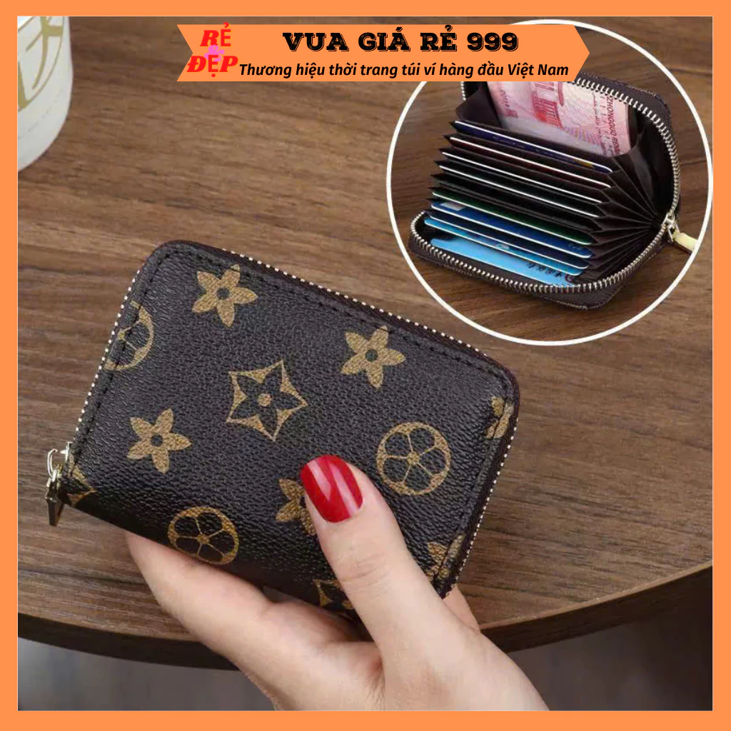 Ví nữ đẹp giá rẻ ngắn cầm tay mini nhỏ gọn dễ thương cute nhiều ngăn bỏ túi thời trang hàn quốc VN55