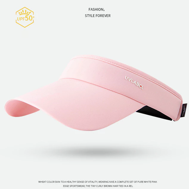 Mũ thể thao nửa đầu chống tia UV , Cotton thấm hút tốt mũ thể thao tennis, golf, pickleball