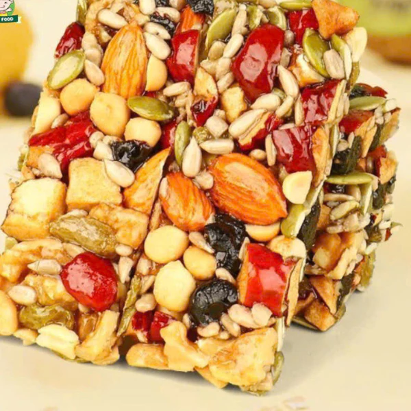 300G Bánh Hạt Dinh Dưỡng Siêu Hạt, đồ ăn giảm cân ăn kiêng, bánh kẹp hạt dinh dưỡng không đường-BAK