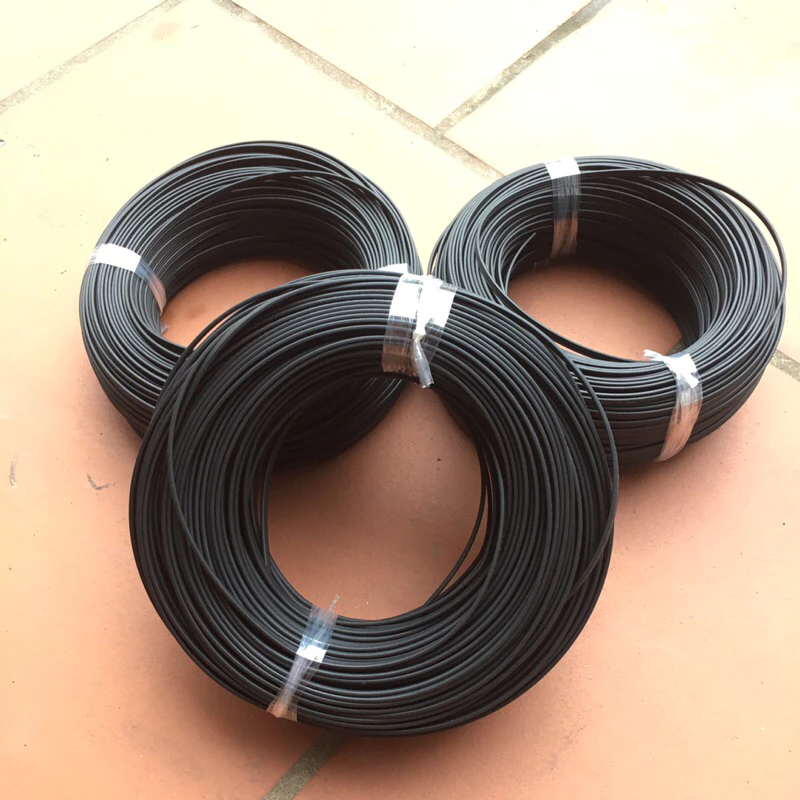 (1,4kg ~ 100m) Dây cáp có 3 lõi thép bọc nhựa làm giàn leo cho bầu, bí, thiên lí, mướp siêu bền