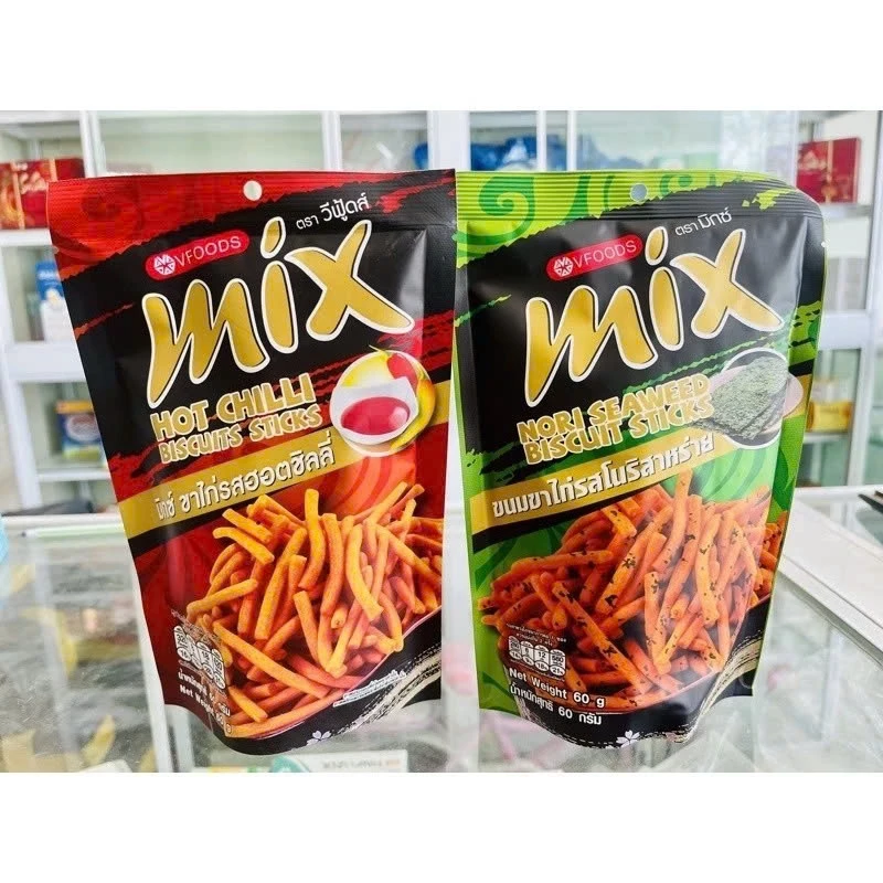 Bim bim Que Mix Thái Lan VFOODS siêu ngon - Gói To 50gr