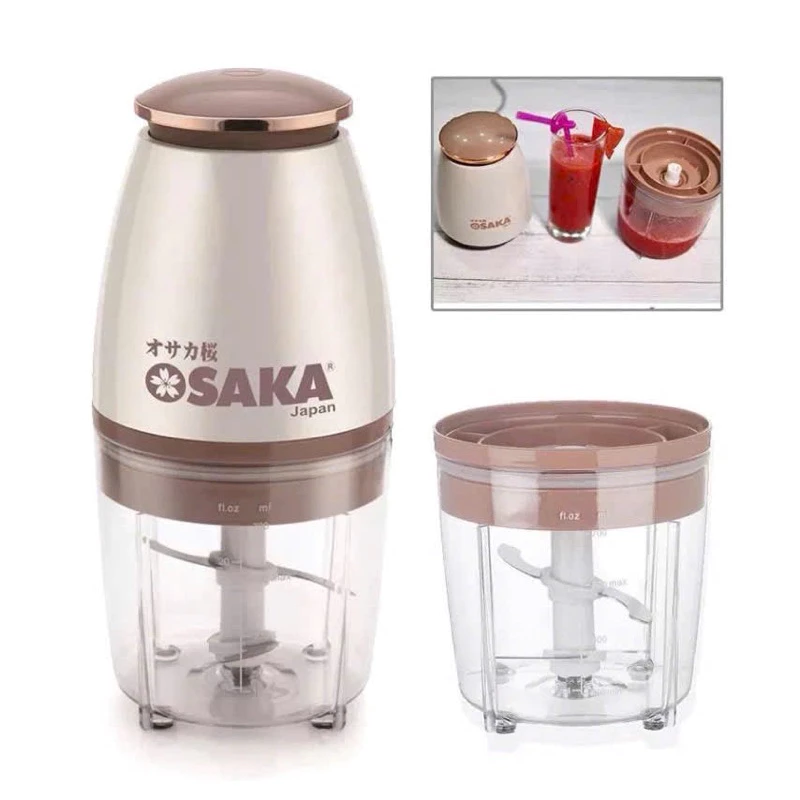 Máy Xay Đa Năng Osaka Nhật Bản - Máy Xay Sinh Tố,Thịt Cao Cấp-Lưỡi Dao Lớn Không Gỉ