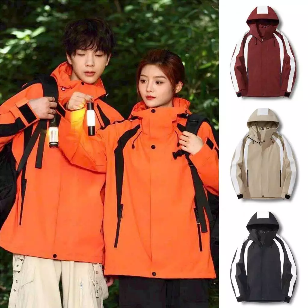 Áo khoác dù thể thao 2 lớp chống nắng phối tay băng GAI unisex nam nữ (CÓ TÚI TRONG LÓT DÙ)