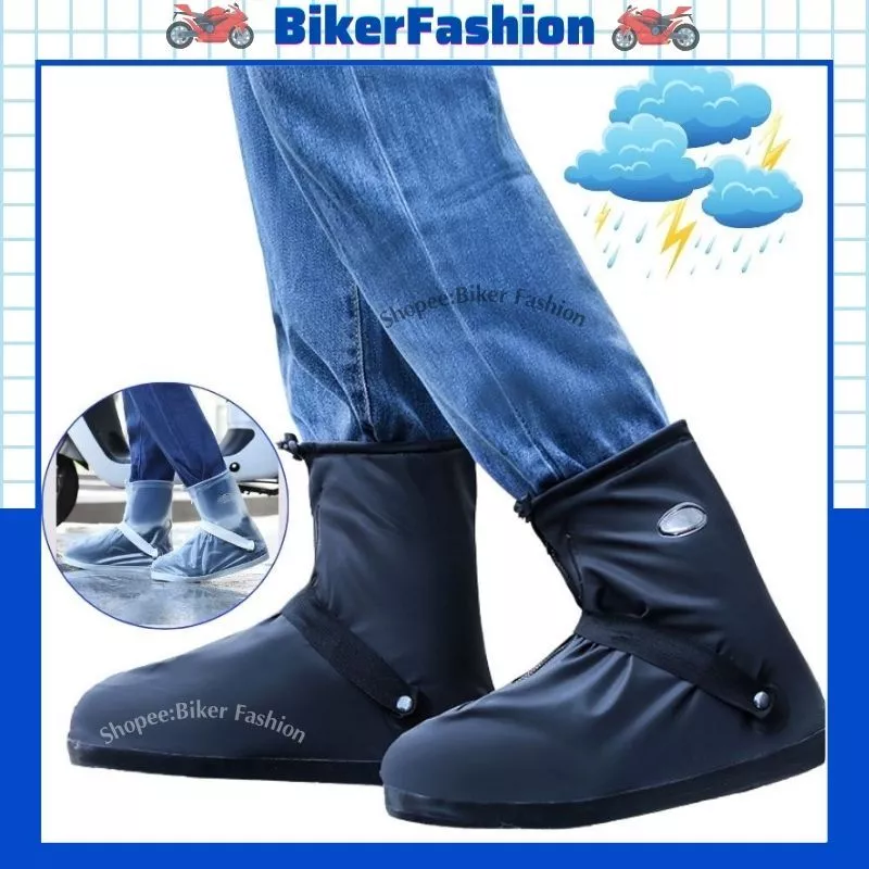 Bọc Giày Đi Mưa Unisex Bằng Nhựa PVC Cao Cấp, Chống Nước Chống Trượt Tái Sử Dụng Được, Ủng Đi Mưa JY520