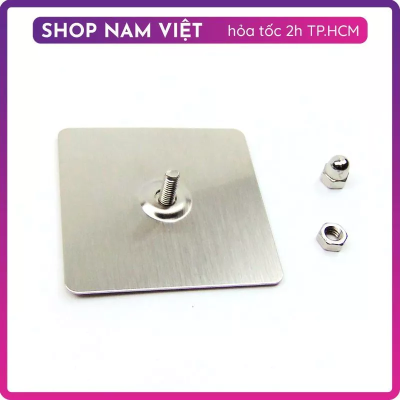 [INOX] Miếng Dán Vít Kim Loại Dán Tường Không Cần Khoan