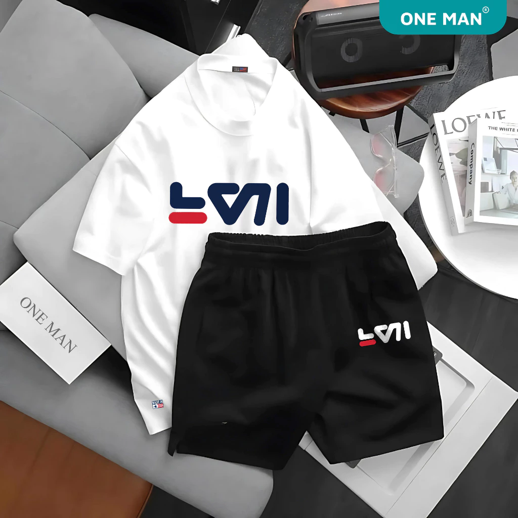 Bộ quần áo thun nam nữ ONE MAN cotton cao cấp mềm mại thoáng mát phong cách trẻ trung cá tính SD133