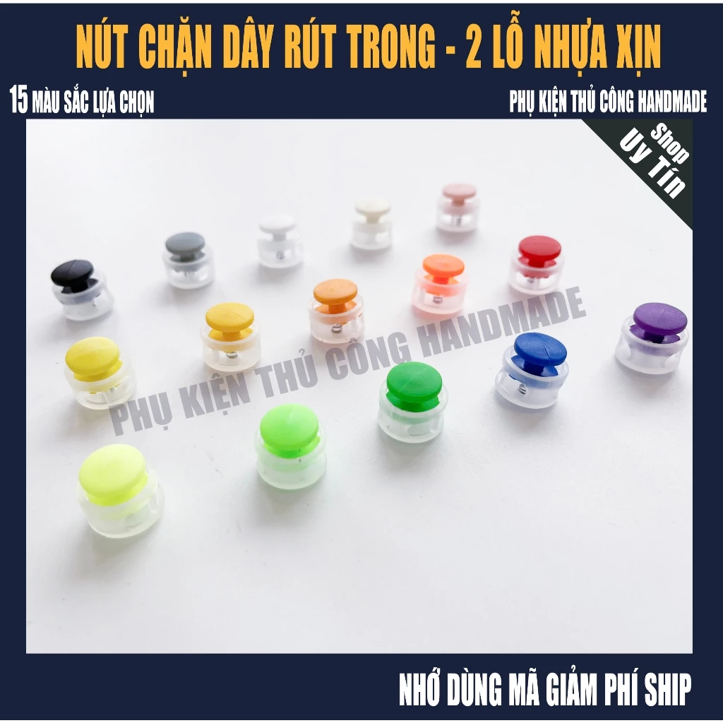Nút Chặn Dây Rút, Chốt Chặn Dây Đeo Quai Nón, Chốt Tăng Giảm Cho Dây Rút, Dây Quai Nón