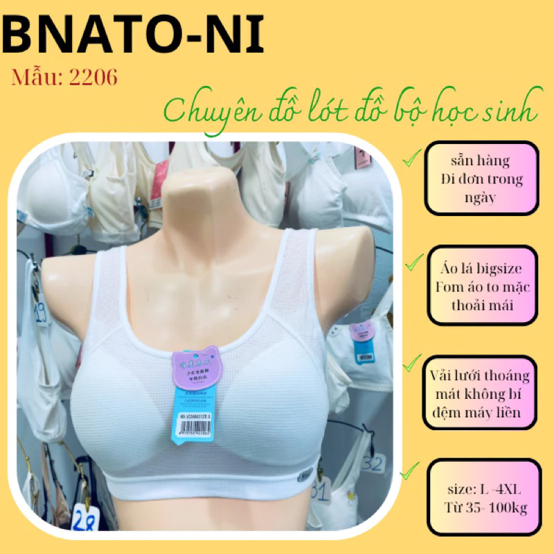 Áo lá 2206 bigsize bé gái mặc từ 35kg đến 100 kg