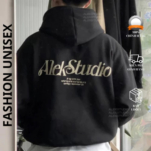ÁO hoodie basic unisex SIGNAL màu xám, màu đen chất liệu nỉ bông nam nữ mặc đều đẹp