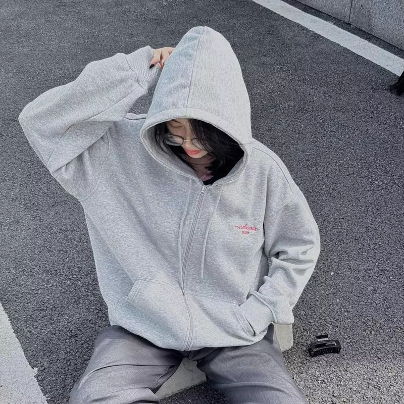 Áo Hoodie Zip Minimal Nỉ 2 Da Viralwear Chống Nắng Chống Gió Unisex Mặc 4 Mùa