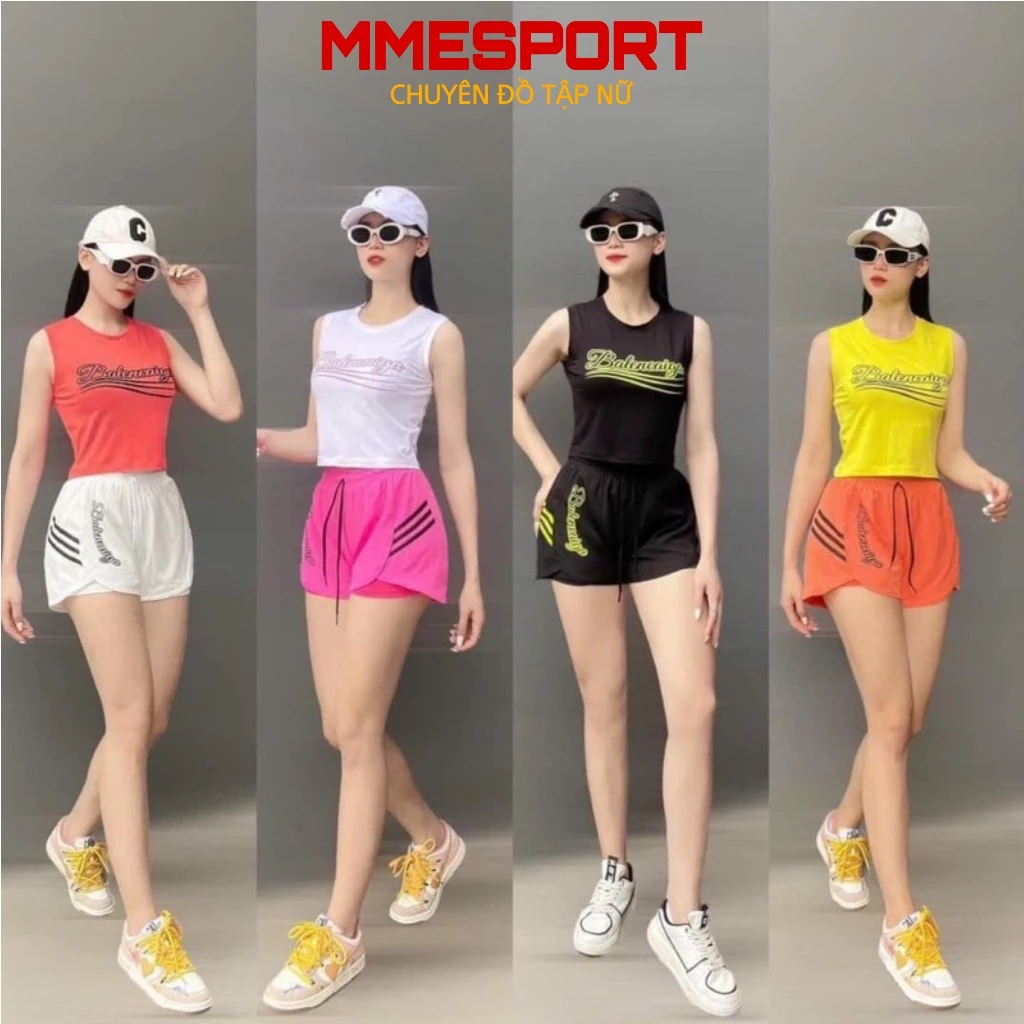 Đồ Tập Gym Nữ Hot Trend Quần 2 Lớp, Tập Thể Dục Gym Yoga Aerobic Nữ cả bộ I mmesport