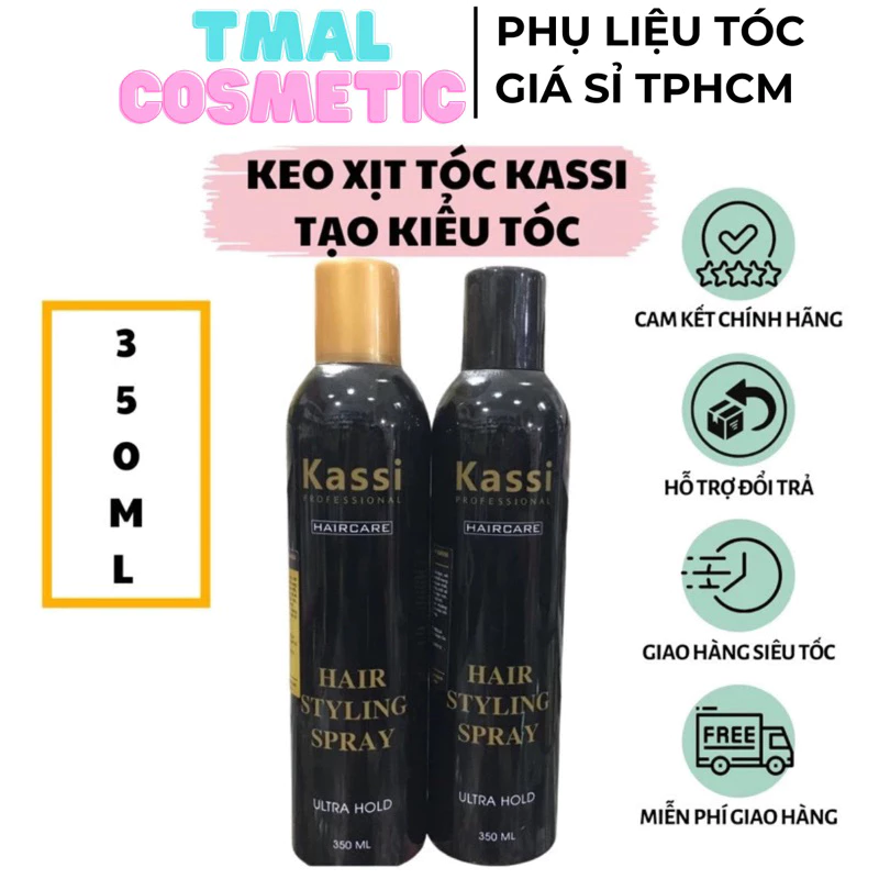 Keo tạo kiểu tóc Kassi Professional Hair Care 350ml thương hiệu tin dùng cho Salon