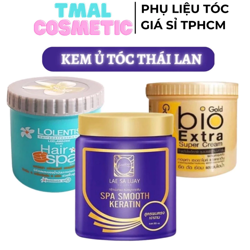 Kem Ủ Hấp Tóc Thái Lan Lolentis Hair Spa, Spa Smooth Keratin, Bio Extra Super Cream mềm mượt tóc lưu hương lâu