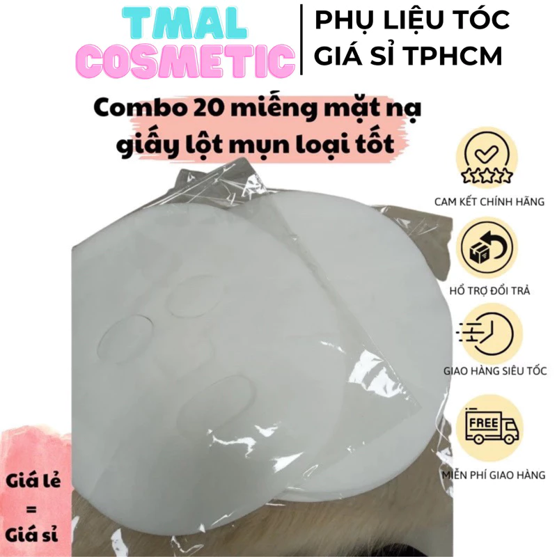 Mặt nạ giấy lột mụn bịch nhỏ 20 miếng loại 1 cao cấp có kẻ vân xớ rãnh sâu siêu dính mụn sạch sẽ