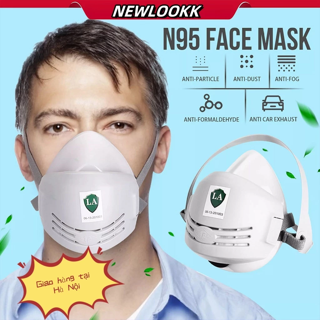 Mặt nạ phòng độc - Khẩu Trang phun sơn hóa chất chất liệu silicone mềm