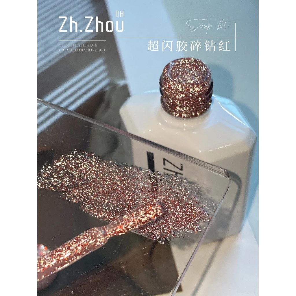 Sơn flash cao cấp, sơn flash bạc, sơn flash đỏ Zh.Zhou.Sơn gel nhũ flash kim tuyến siêu sáng chính hãng ,Zh.Zhou
